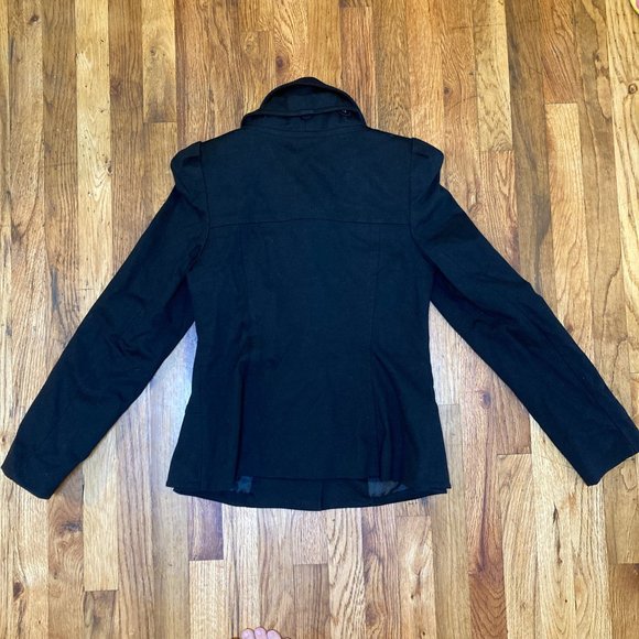 INC  Black Ruffle Jacket - Picture 6 of 6